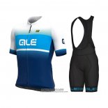 2021 Maillot Cyclisme ALE Bleu Manches Courtes et Cuissard (5)
